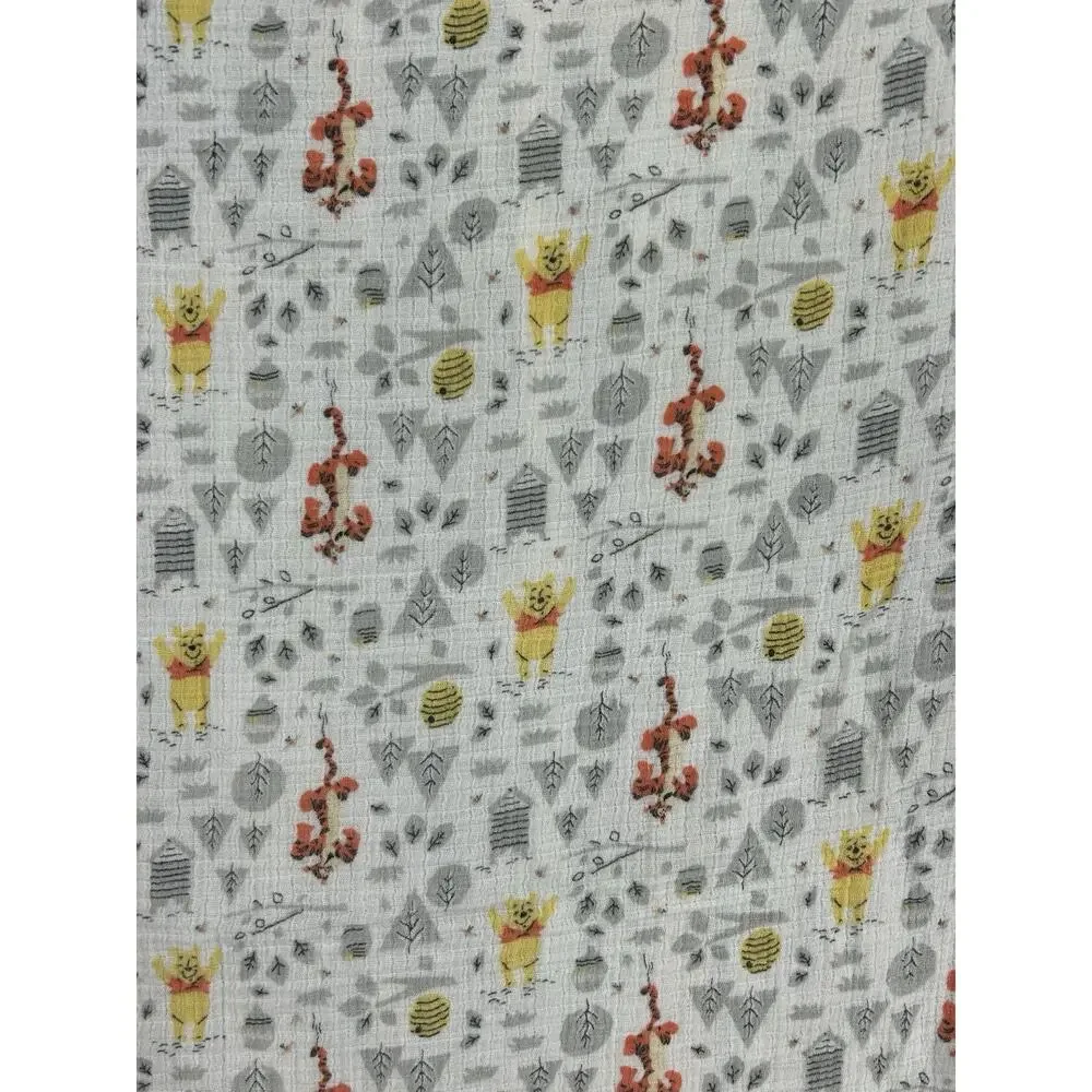 Disney Baby Aden + Anais Winnie The Pooh Tigger Trees Beehive Muslin Blanket